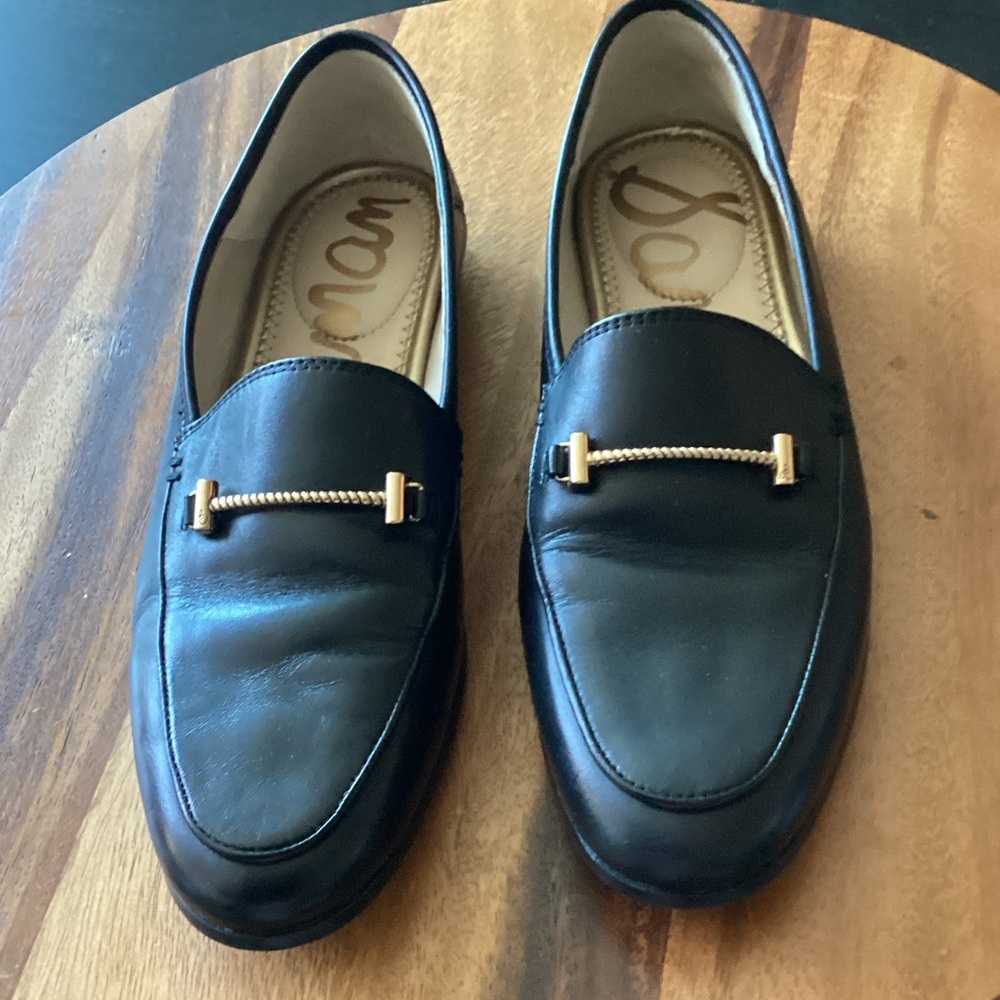 Sam Edelman Lior Black Leather Loafer Size 6